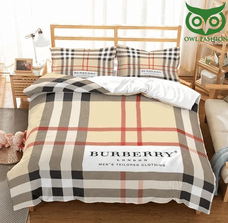 Burberry Luxury Brand Bedding Set signature