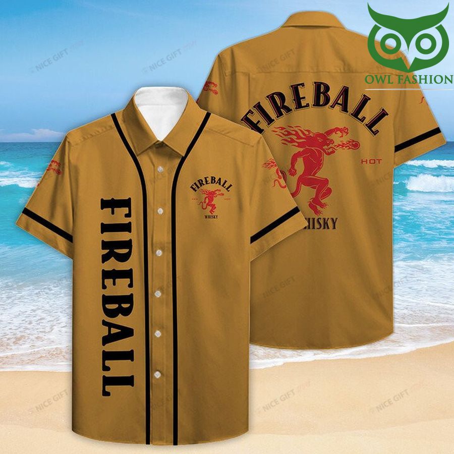 Tropical Fireball Whisky Hawaii 3D Shirt 