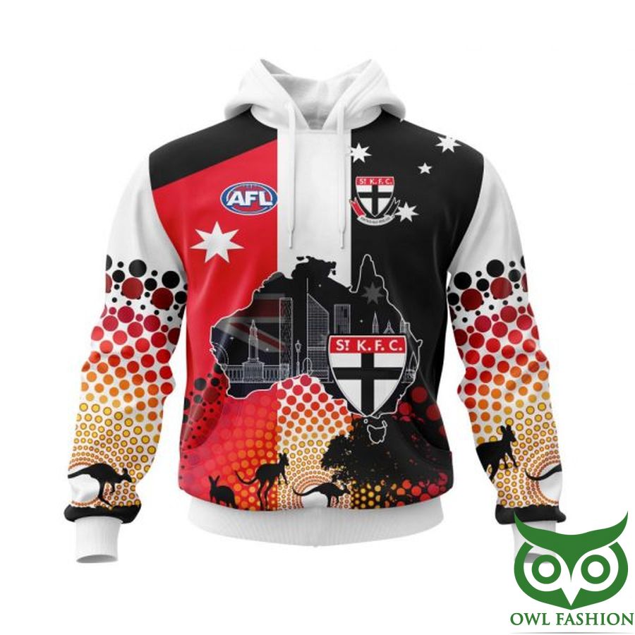 AFL St Kilda Football Club Specialized For Australias Day 3D Shirt