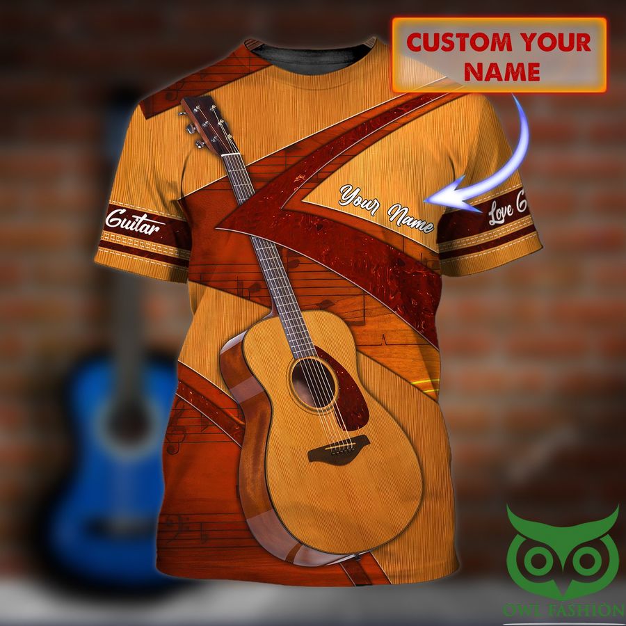 Classic Guitar 3D T Shirt
