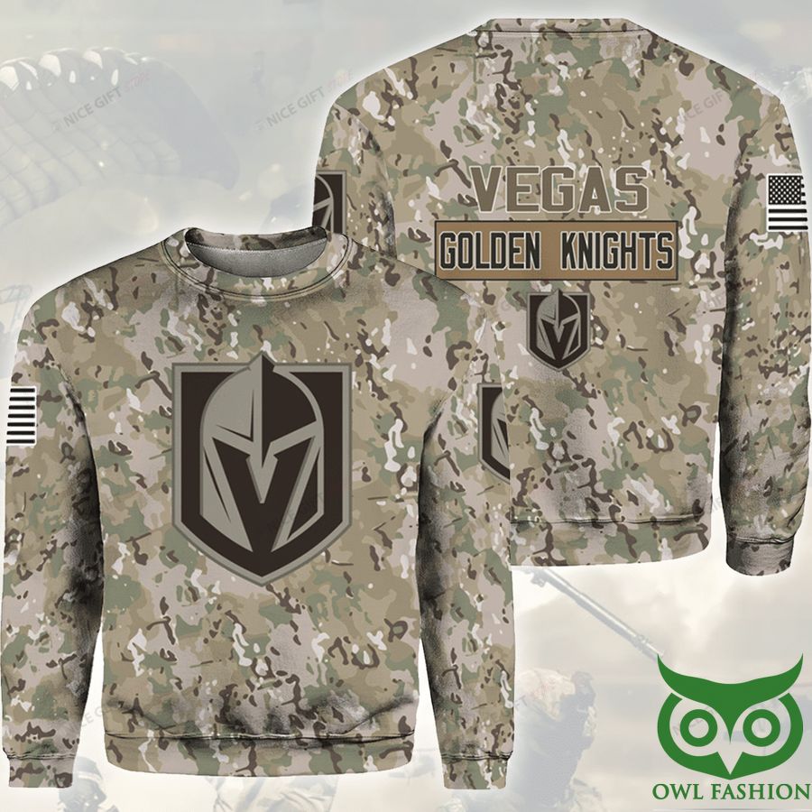 NHL Vegas Golden Knights Camouflage Crewneck Sweatshirt