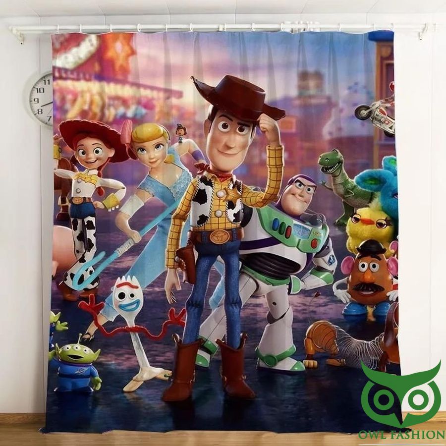 Toy Story Buzz Lightyear For Fans 3D Printed Windows Curtain