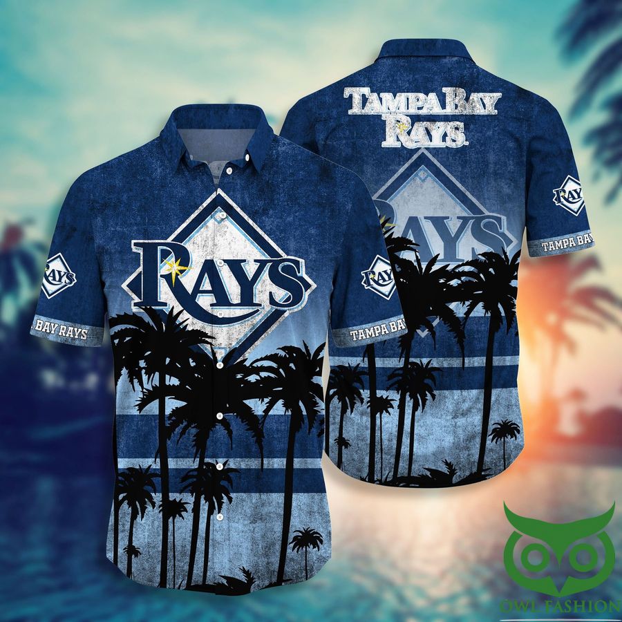 87 MLB Tampa Bay Rays New Design T shirt Hawaiian Shirt and Shorts