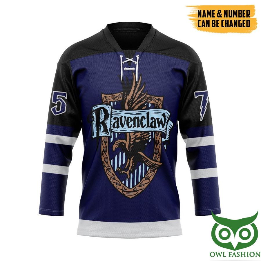 Harry Potter Ravenclaw Custom Name Number Hockey Jersey