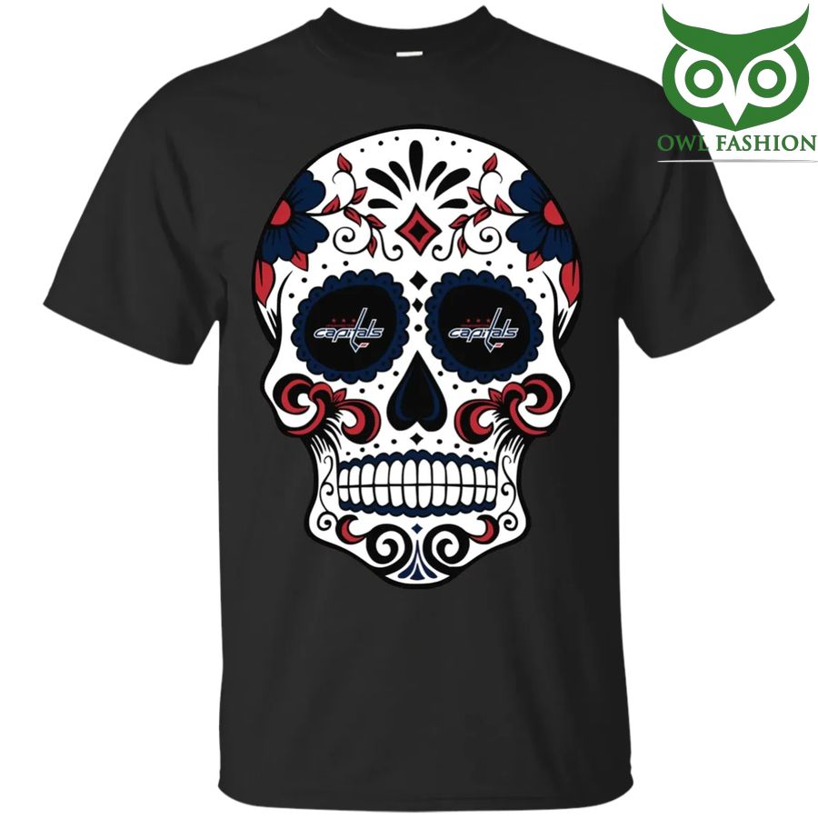Washington Capitals Sugar Skull 3D Shirt 