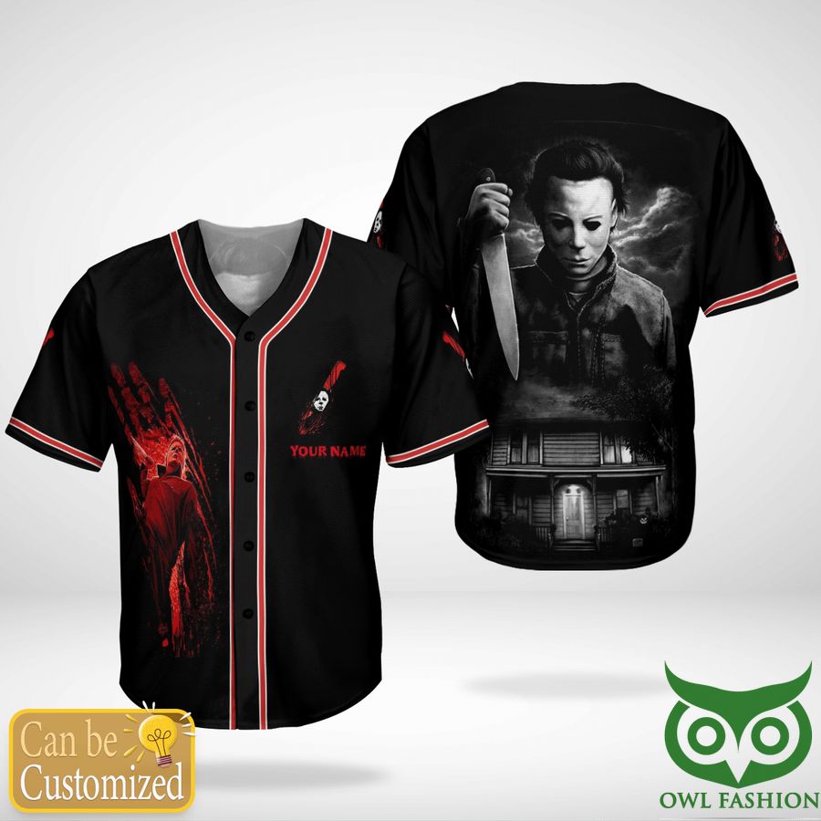Custom Name Michael Myers Halloween murder baseball Jersey Shirt