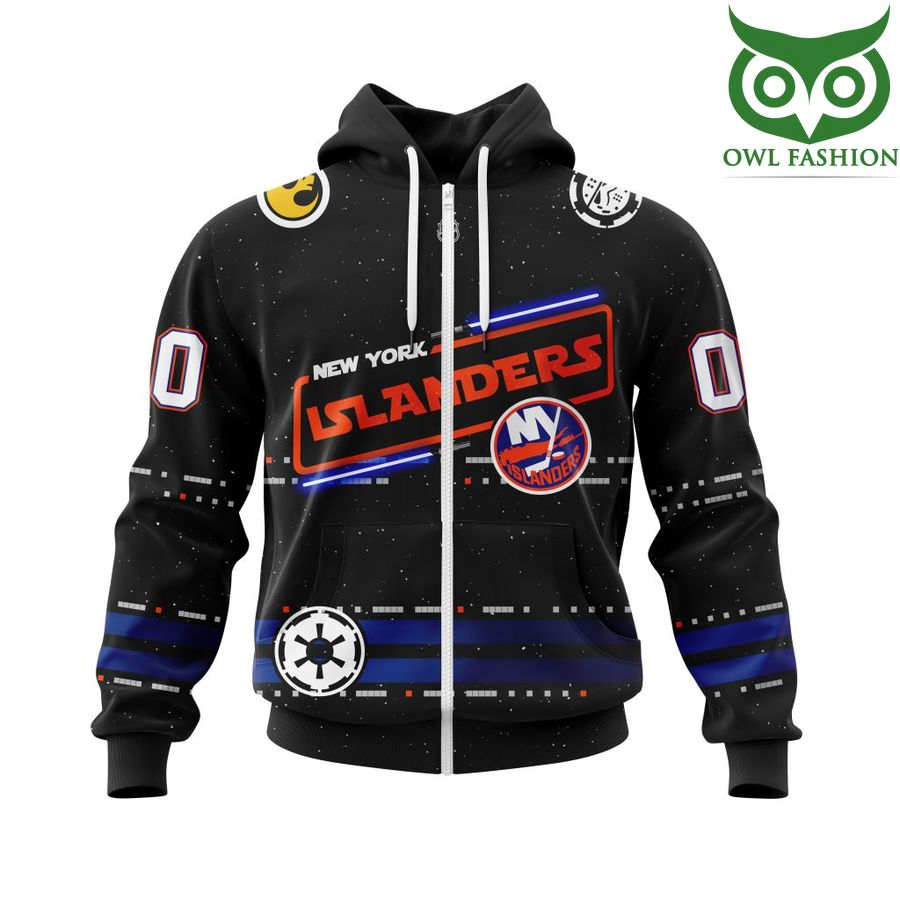 120 Custom Name Number NHL New York Islanders Star Wars May The 4th Be With You 3D Shirt
