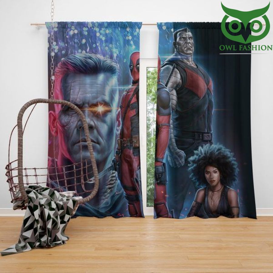 Deadpool 2 Movie Cable Domino Shower Curtain 
