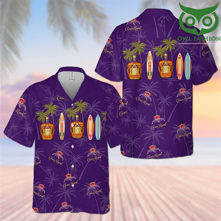 Crown Royal Surfing drink speicalHawaiian Shirt Summer Shirt