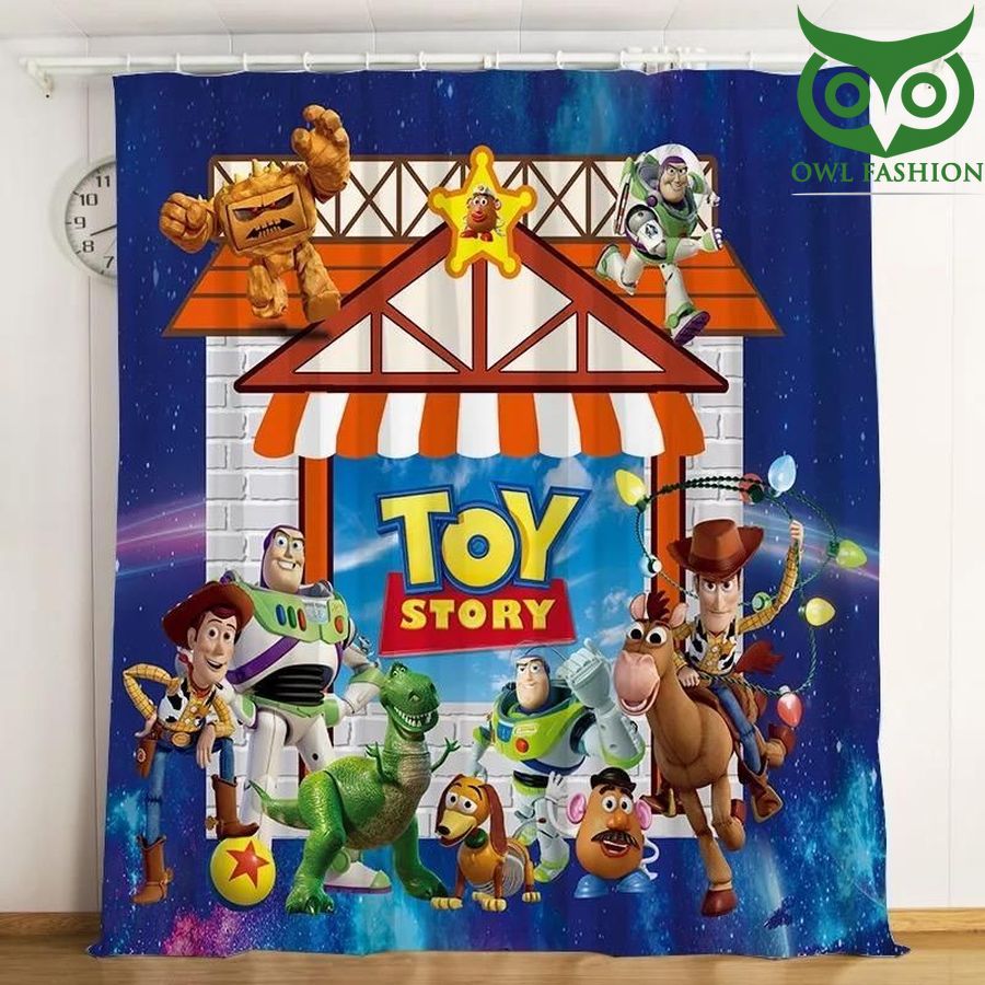 Toy Story Store 3d Printed Window Curtains Home Decor