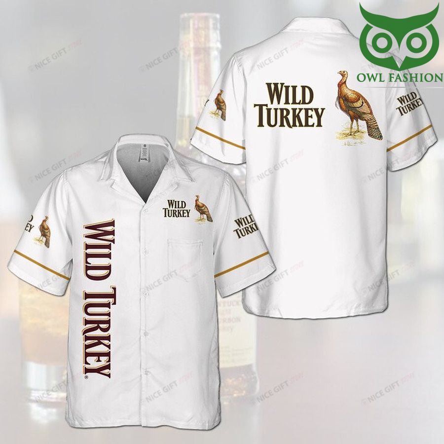 100 Wild Turkey Hawaii 3D Shirt limited special deisgn