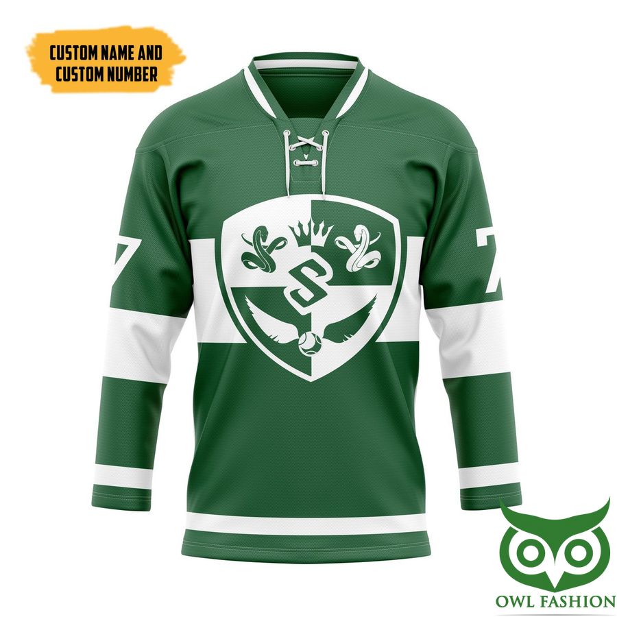 Harry Potter Quidditch Sly Custom Name Number Hockey Jersey