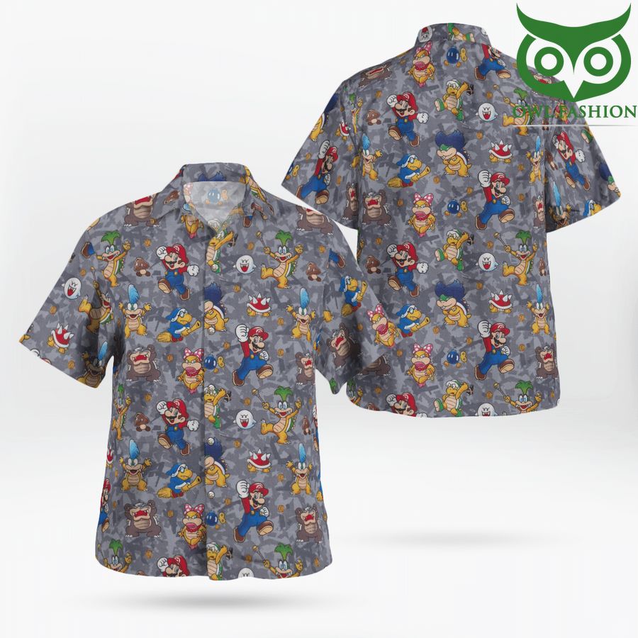 99 Supper Mario and Bowser Hawaiian Shirt