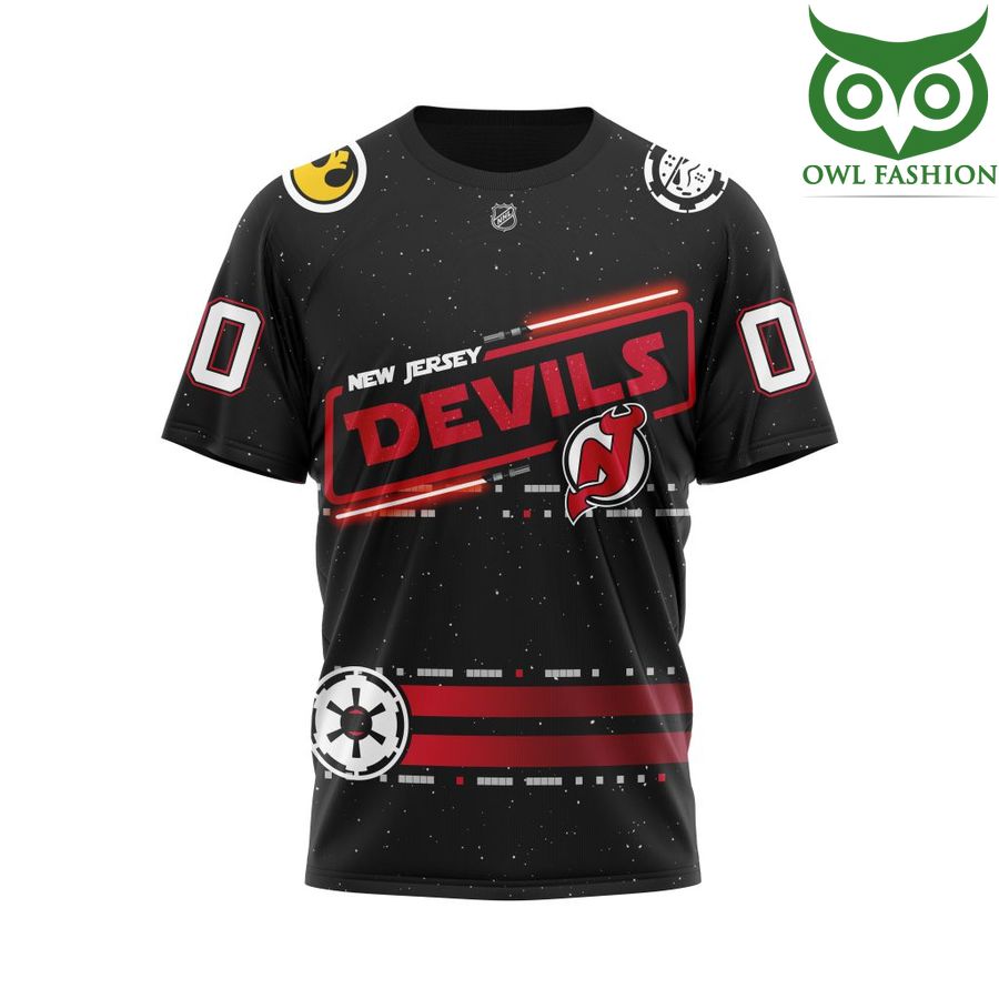 414 Personalized NHL New Jersey Devils Star Wars May The 4th Be With You 3D Shirt