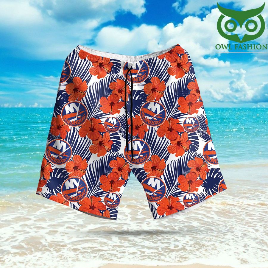 New York Yankees baseball team Hawaii Style 3D Hawaii Summer Shirts Shorts  - Owl Fashion Shop