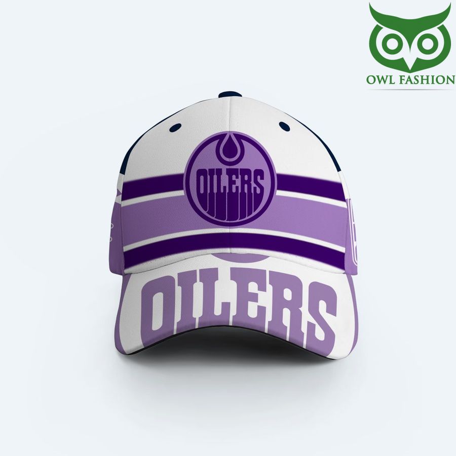 42 NHL Edmonton Oilers Fights Cancer Cap