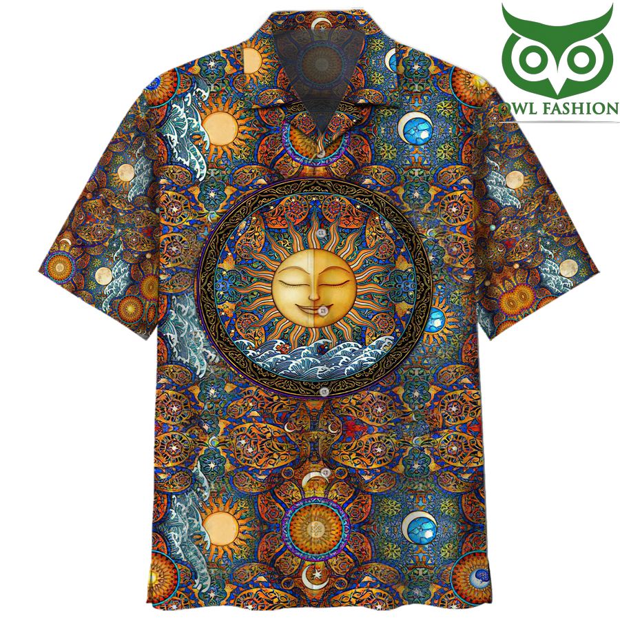 326 HIPPIE LIMITED EDITION sun pattern universe 3D Shirt