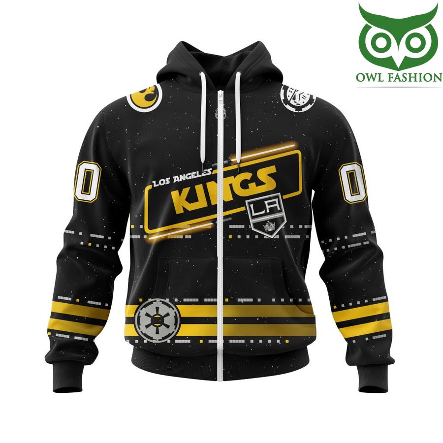 165 Custom Name Number NHL Los Angeles Kings Star Wars May The 4th Be With You 3D Shirt