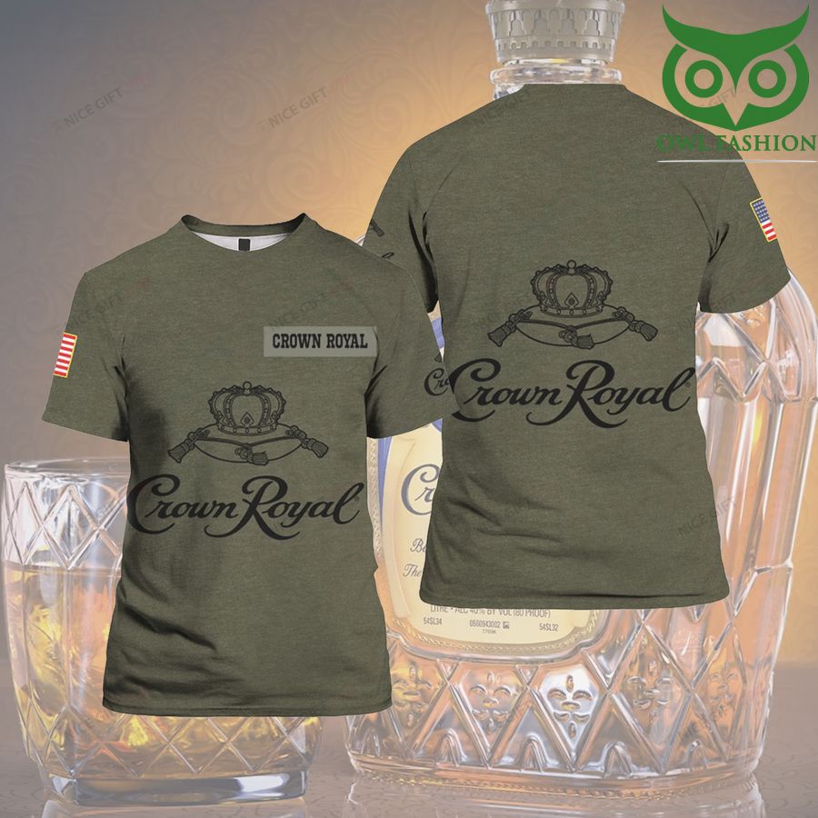 42 Crown Royal grey 3D T shirt