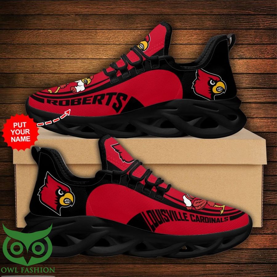 79 Custom Name NCAA Louisville Cardinals Max Soul Sneaker