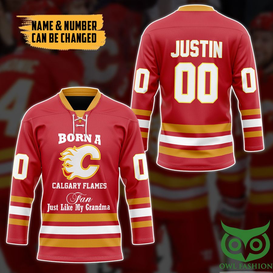 Calgary Flames Personalized Name 3D T-Shirt - T-shirts Low Price