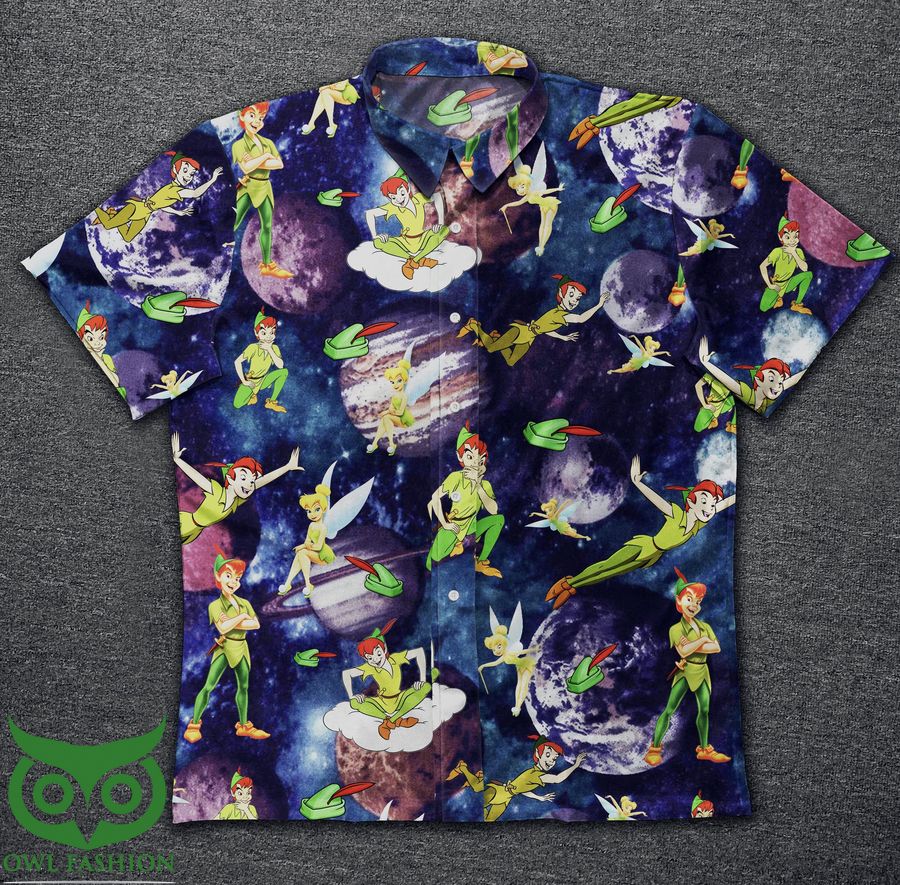 296 Peter Pan Hawaiian Shirt Summer Shirt