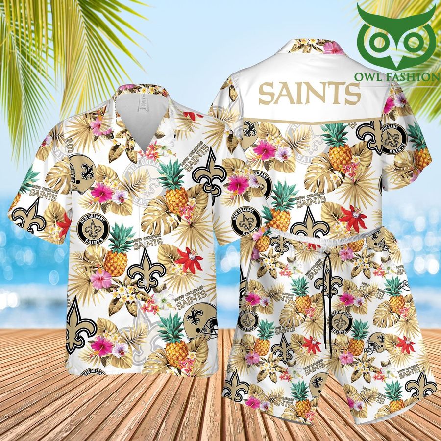 8 NFL New Orleans Saints Hawaiian Summer Outfit