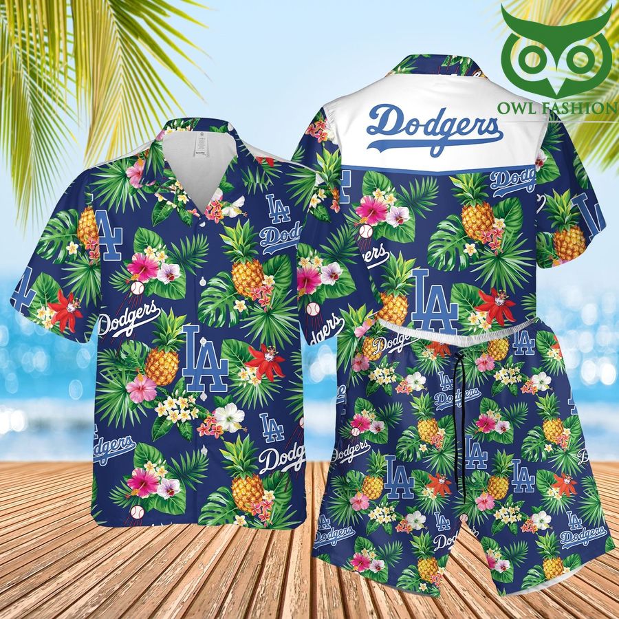 14 MLB Los Angeles Dodgers Hawaii Style Baseball Fans Hawaiian Outfit