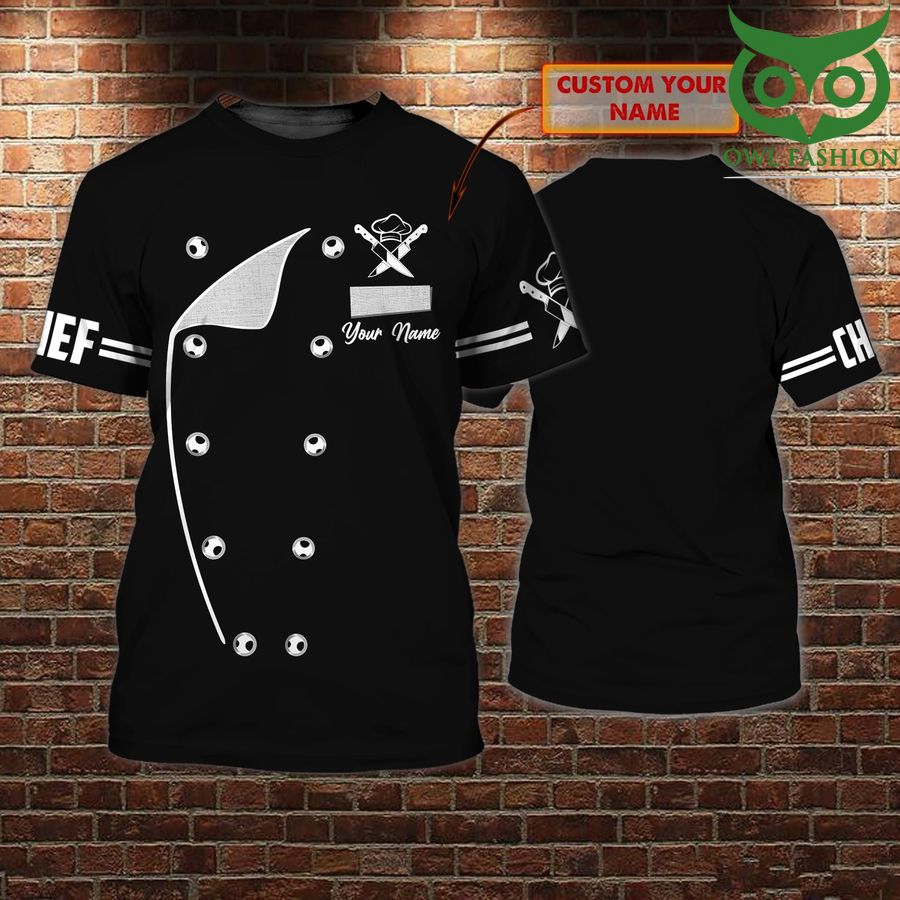 Bakery Chef Personalized Name 3D Tshirt , Baking Supplies, Baker shirt for  women