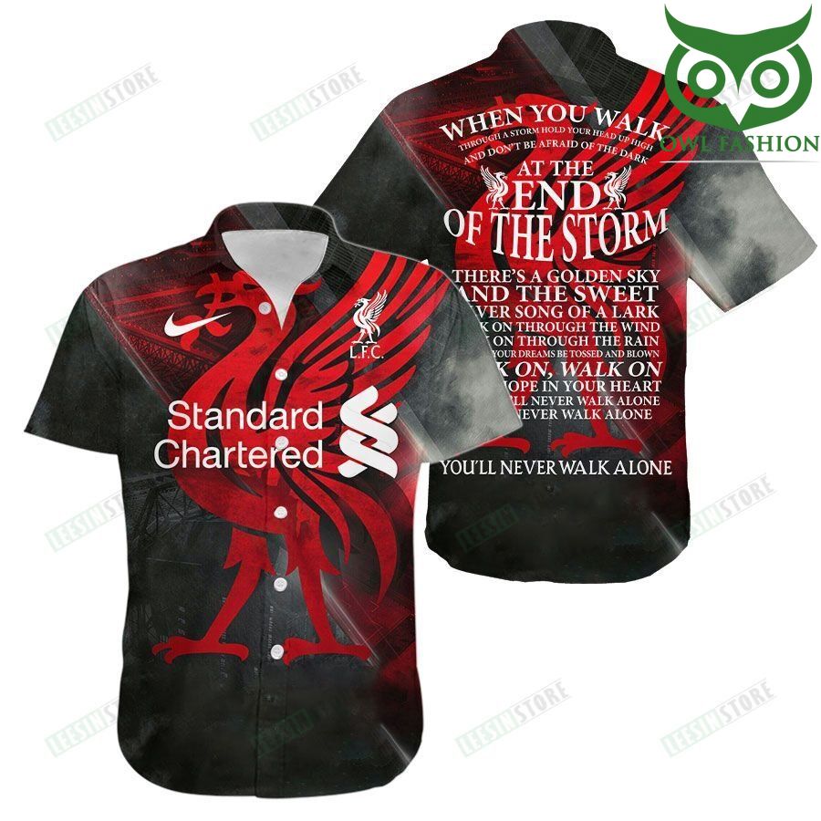 37 Liverpool FC Standard Chartered dont be afraid of the dark 3D Shirt