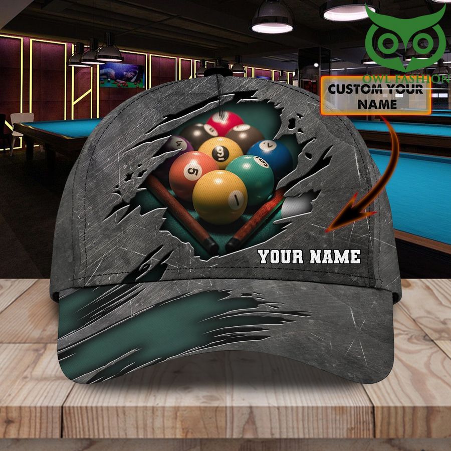25 Billiard Personalized Name colorful ball classic cap