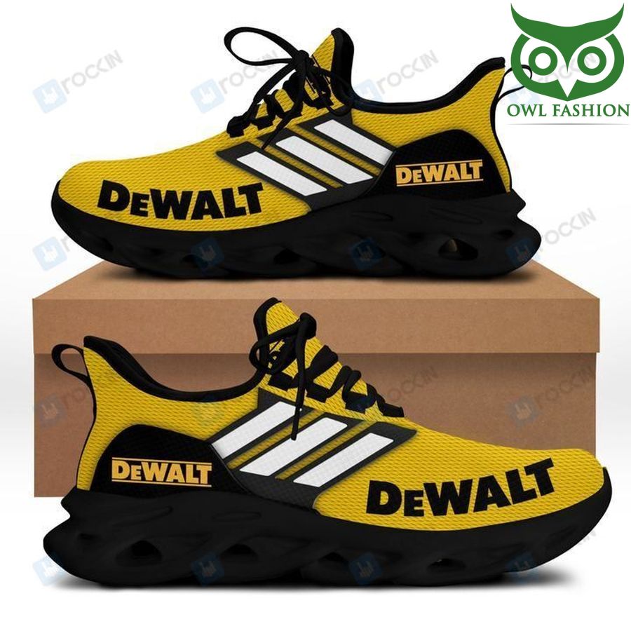 2 DeWalt black and yellow Max Soul Full Printed Sneaker