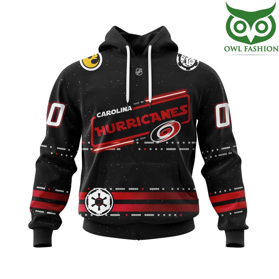 227 Custom Name Number NHL Carolina Hurricanes Star Wars May The 4th Be With You 3D Shirt