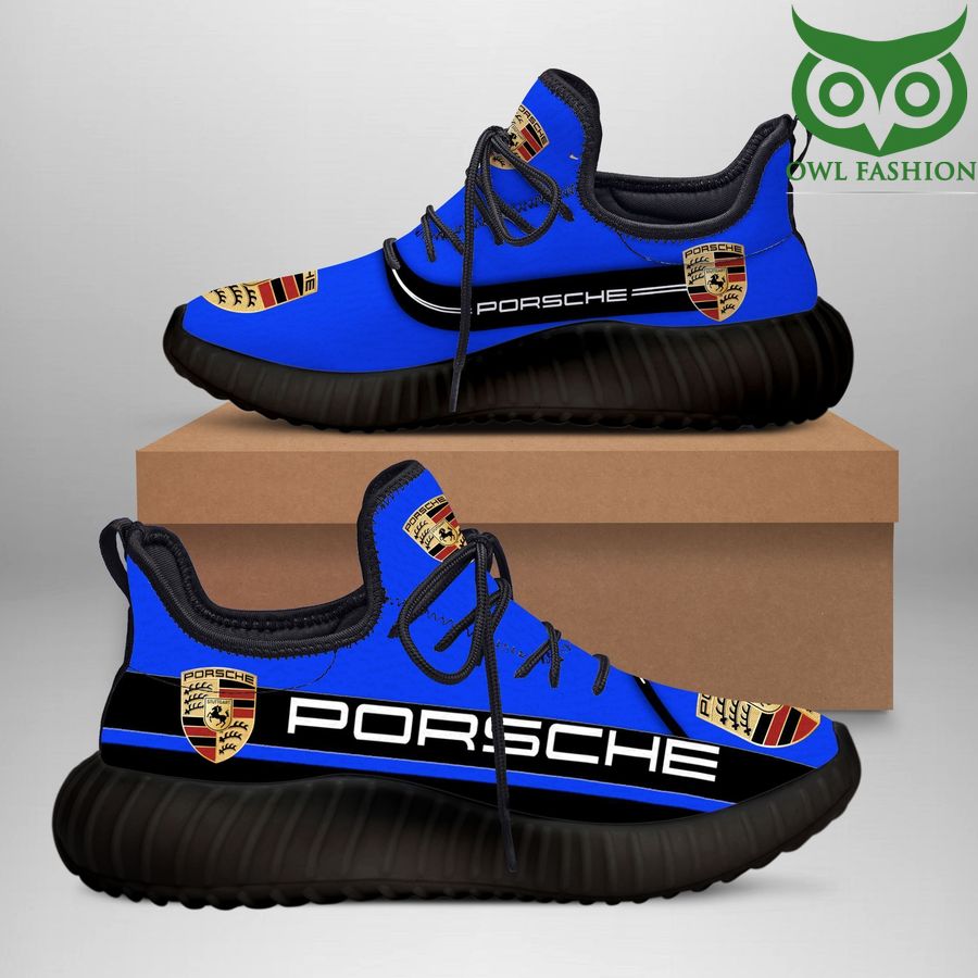 29 Porsche blue special Yeezy Boost running sneakers