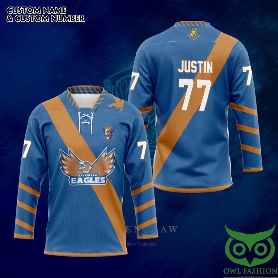 Harry Potter Ravenclaw Eagles Quidditch Team Custom Name Number