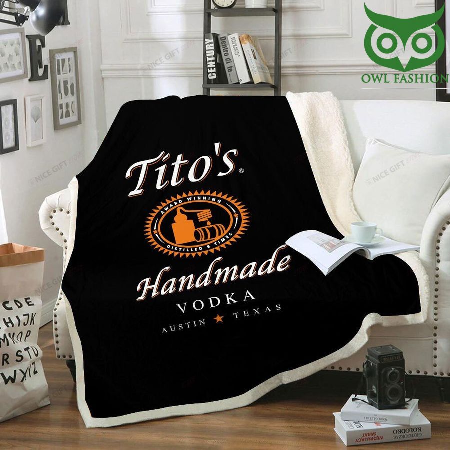 32 Titos Handmade Vodka Austin Texas Fleece Blanket