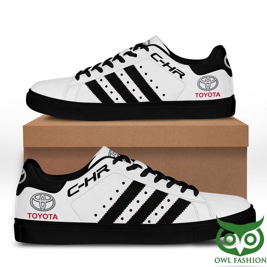 2 TOYOTA C HR Black and White Stan Smith Shoes