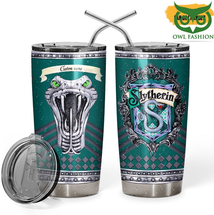 77 Harry Potter Slytherin Custom Name Design Vacuum Insolated Tumblers