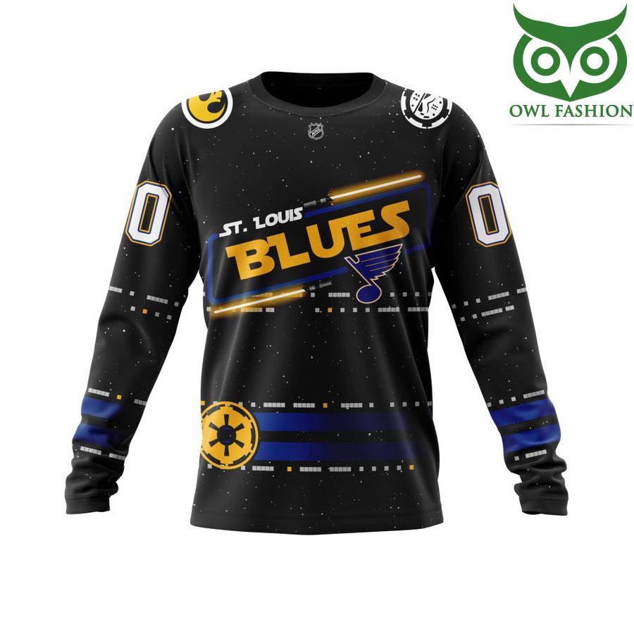 349 Personalized NHL St Louis Blues Star Wars May The 4th Be With You 3D Shirt