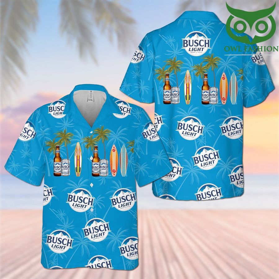 81 Busch Light Surfing drink Hawaiian Shirt Summer Shirt