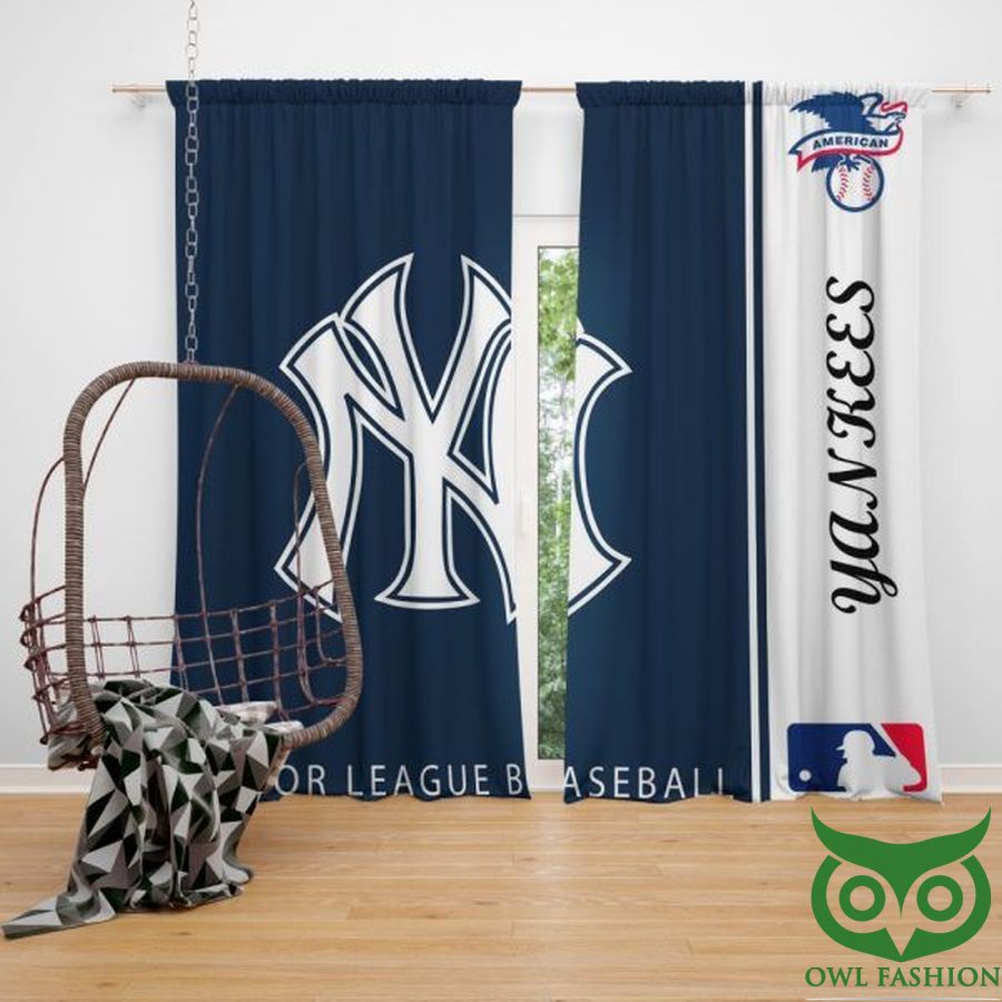 41 New York Yankees MLB Baseball American League Window Curtain
