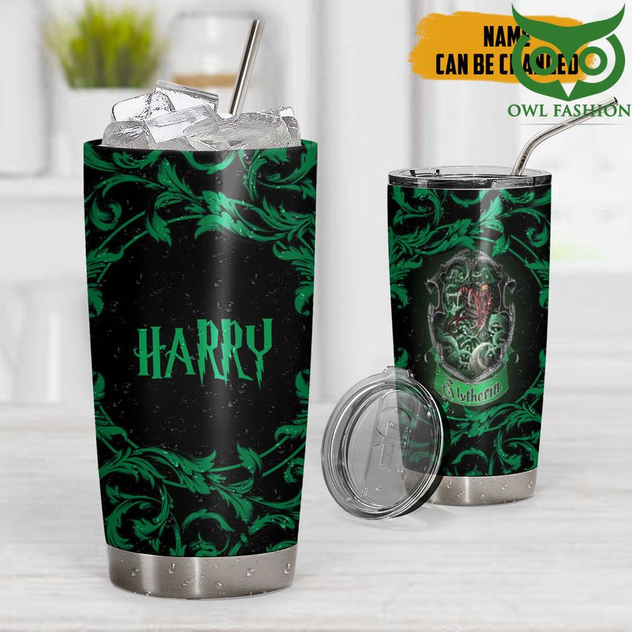 140 Harry Potter Cunning Like A Slytherin Custom Name Tumbler