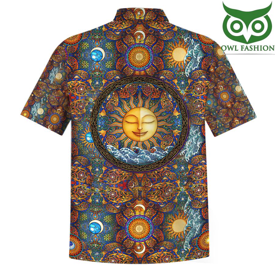 334 HIPPIE LIMITED EDITION sun pattern light 3D Shirt