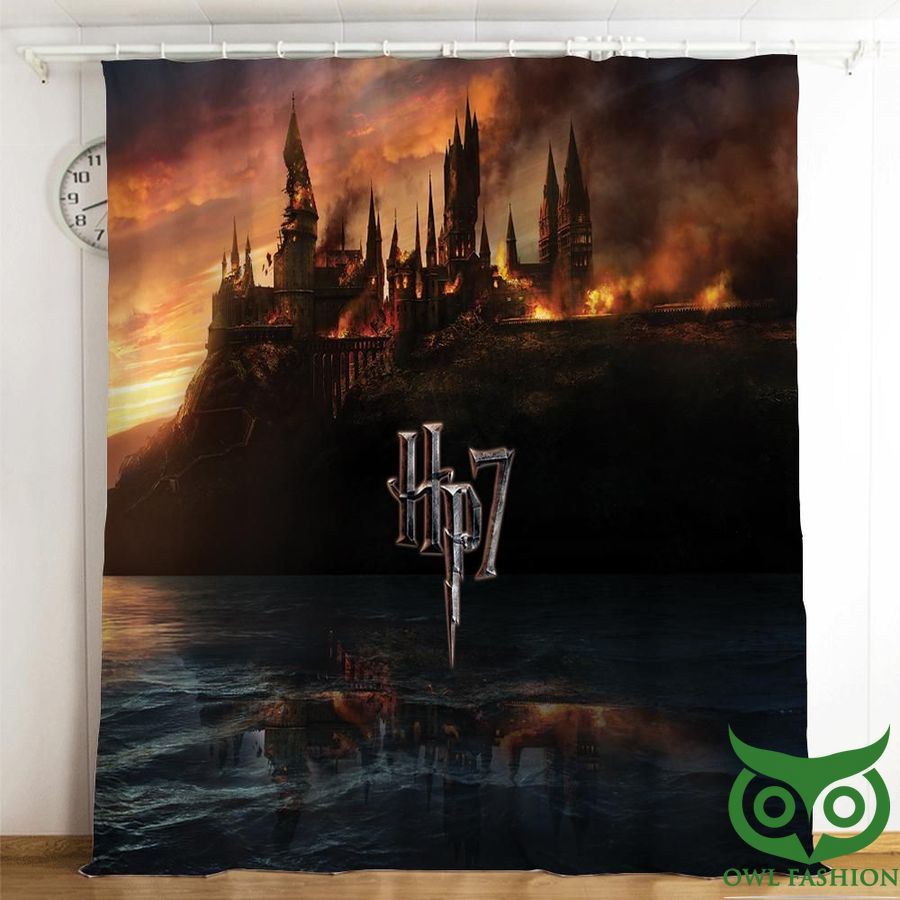 19 Harry Potter Infinite Hogwarts School Printed Windows Curtain