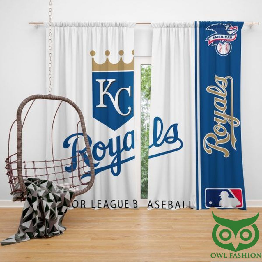 19 Kansas City Royals MLB Baseball American League Window Curtain