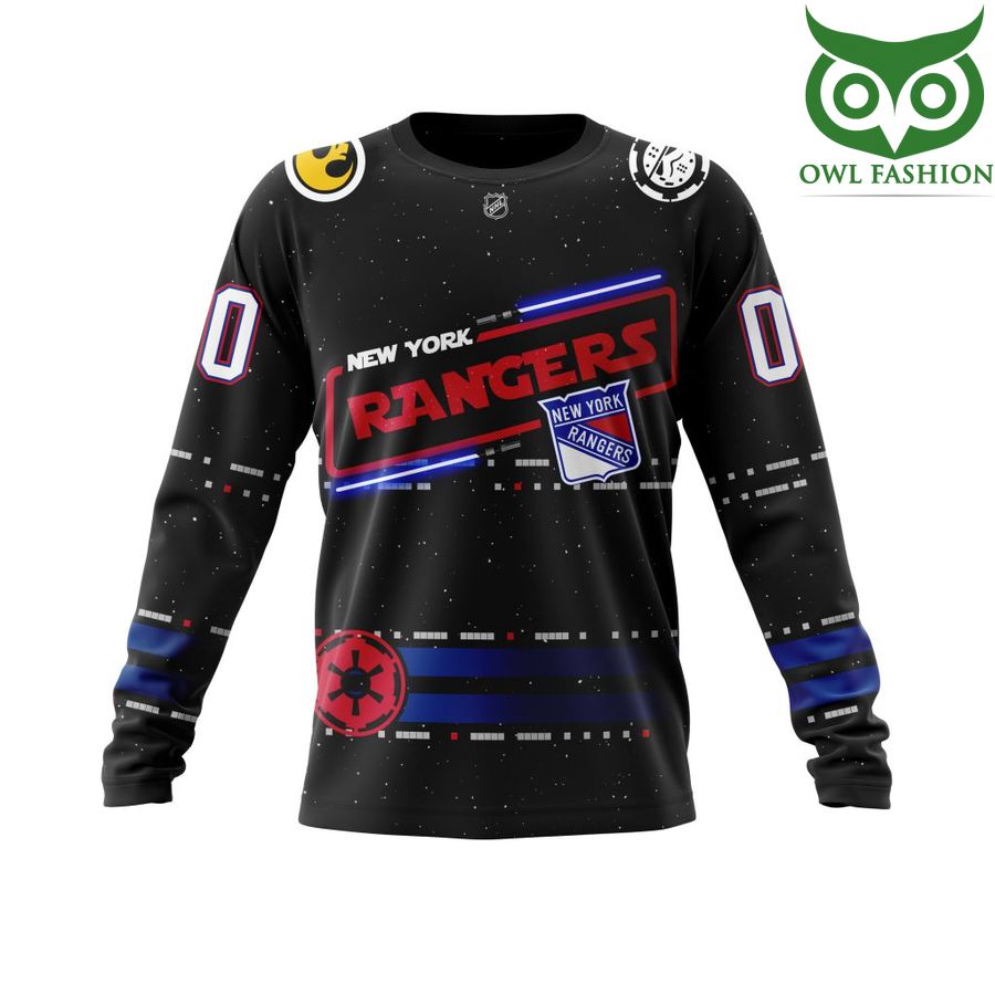 394 Personalized NHL New York Rangers Star Wars May The 4th Be With You 3D Shirt