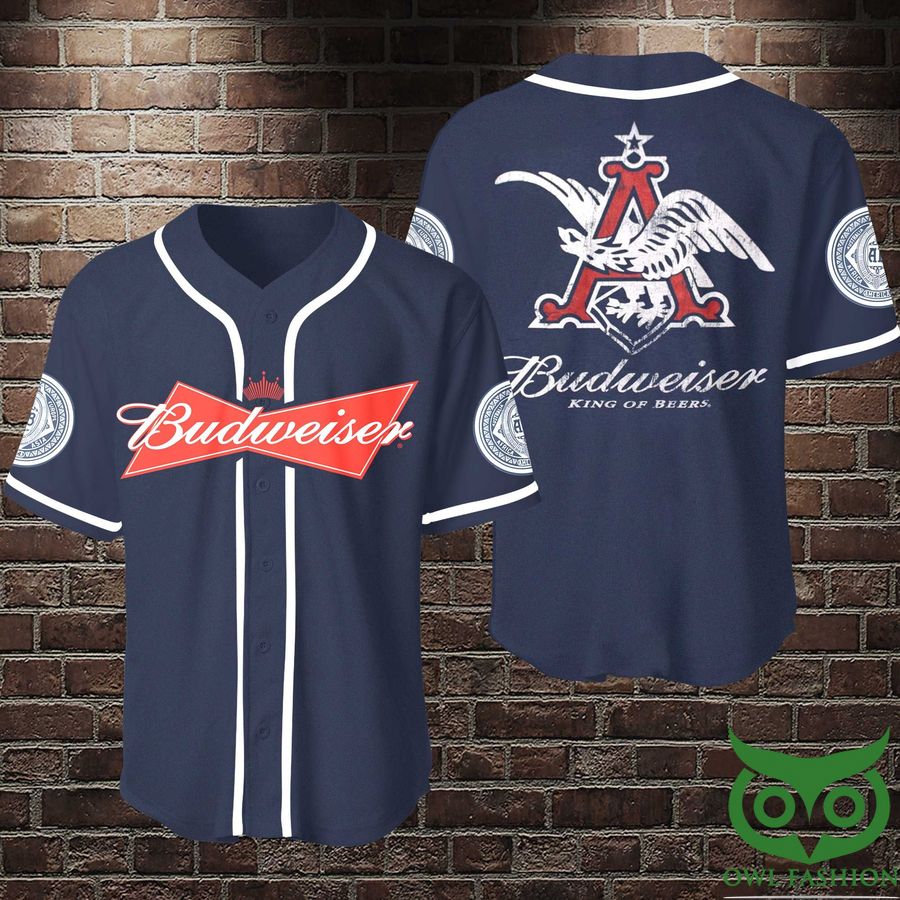 67 Budweiser Beers Baseball Jersey Shirt