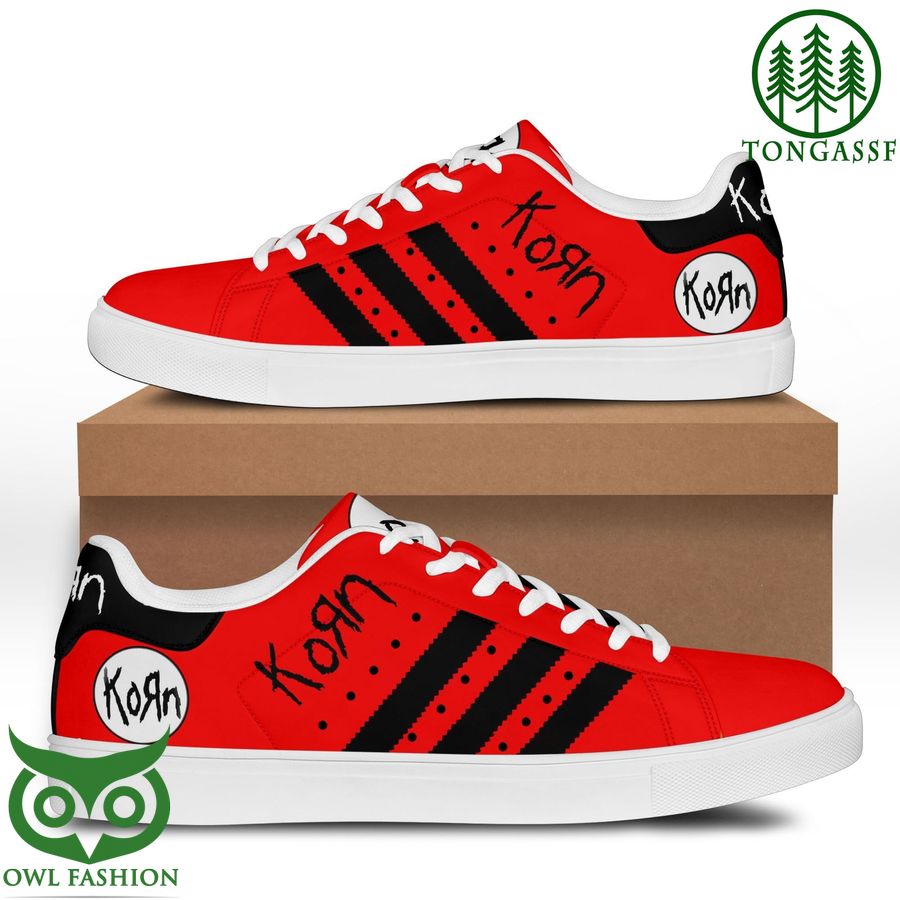 113 PREMIUM Korn Stan Smith shoes ver Red