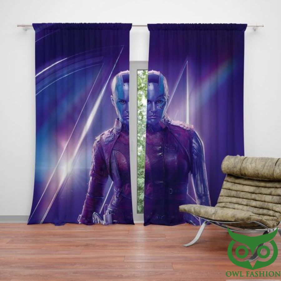 43 Karen Gillan Nebula Avengers Window Curtain