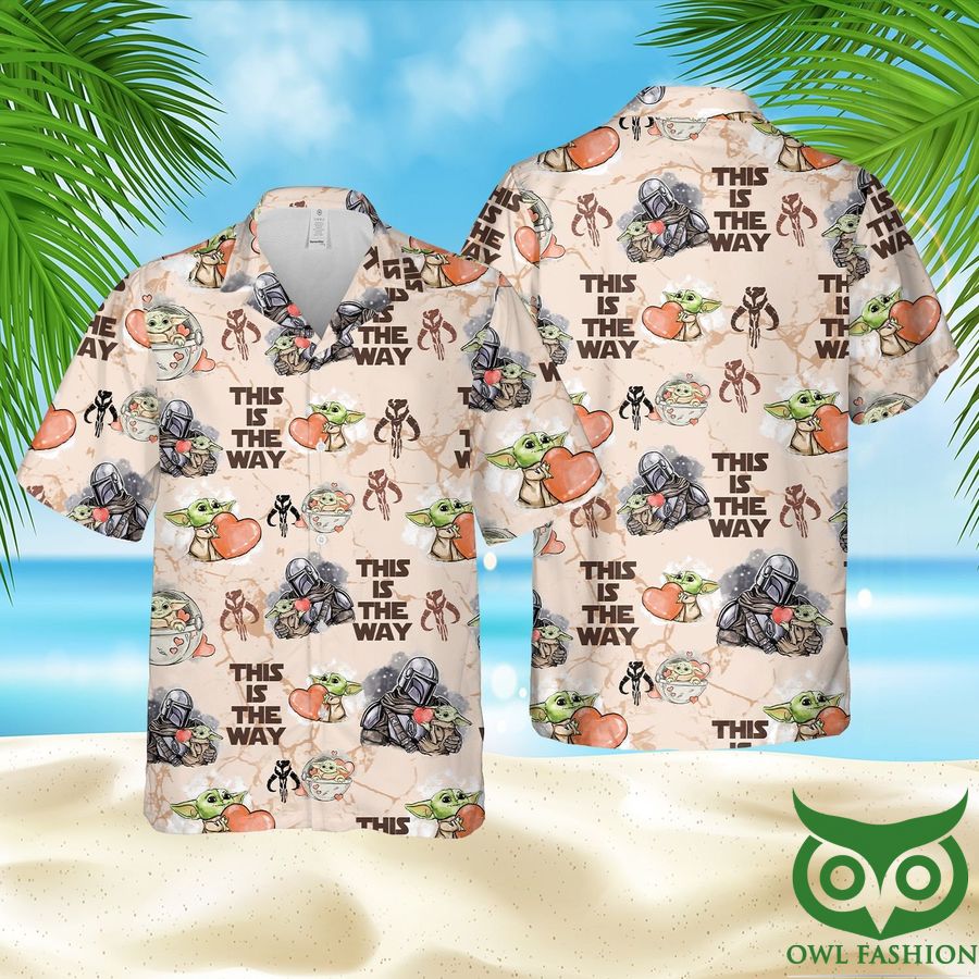 Star Wars Baby Yoda This Is The Way Hawaiian Shirt and Shorts